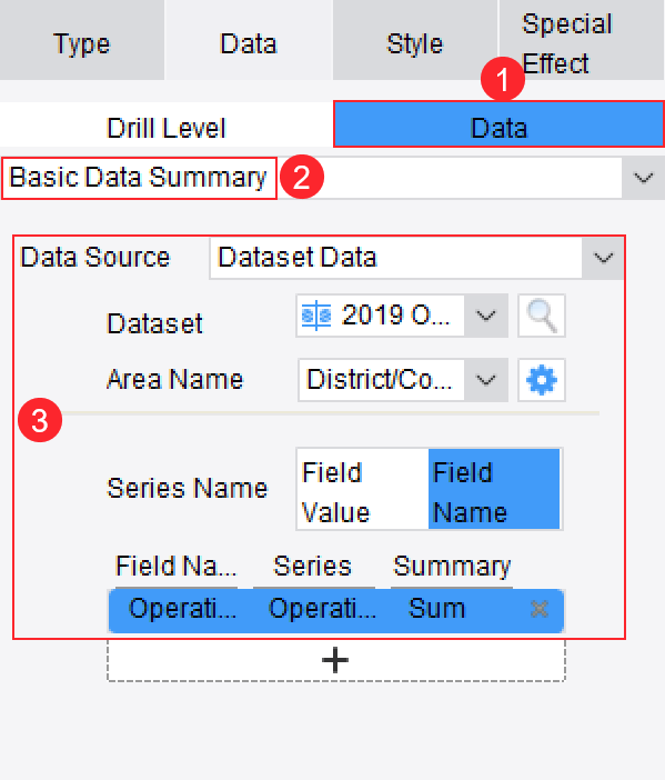 Drilling Area Map-FineReport Help Document