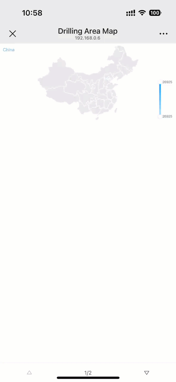 Drilling Area Map-FineReport Help Document