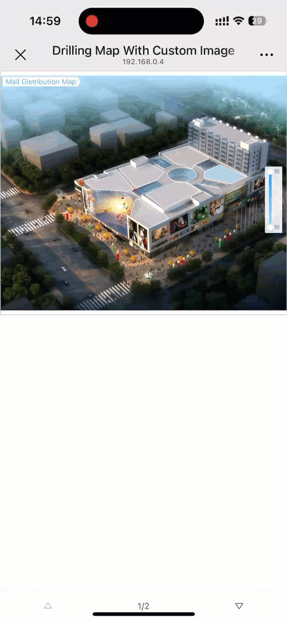 Drilling Map With Custom Image-FineReport Help Document