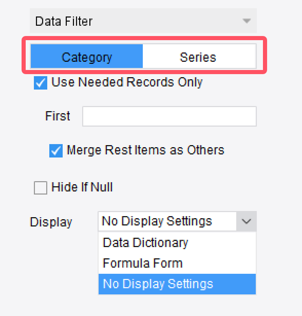 Chart Data-FineReport Help Document