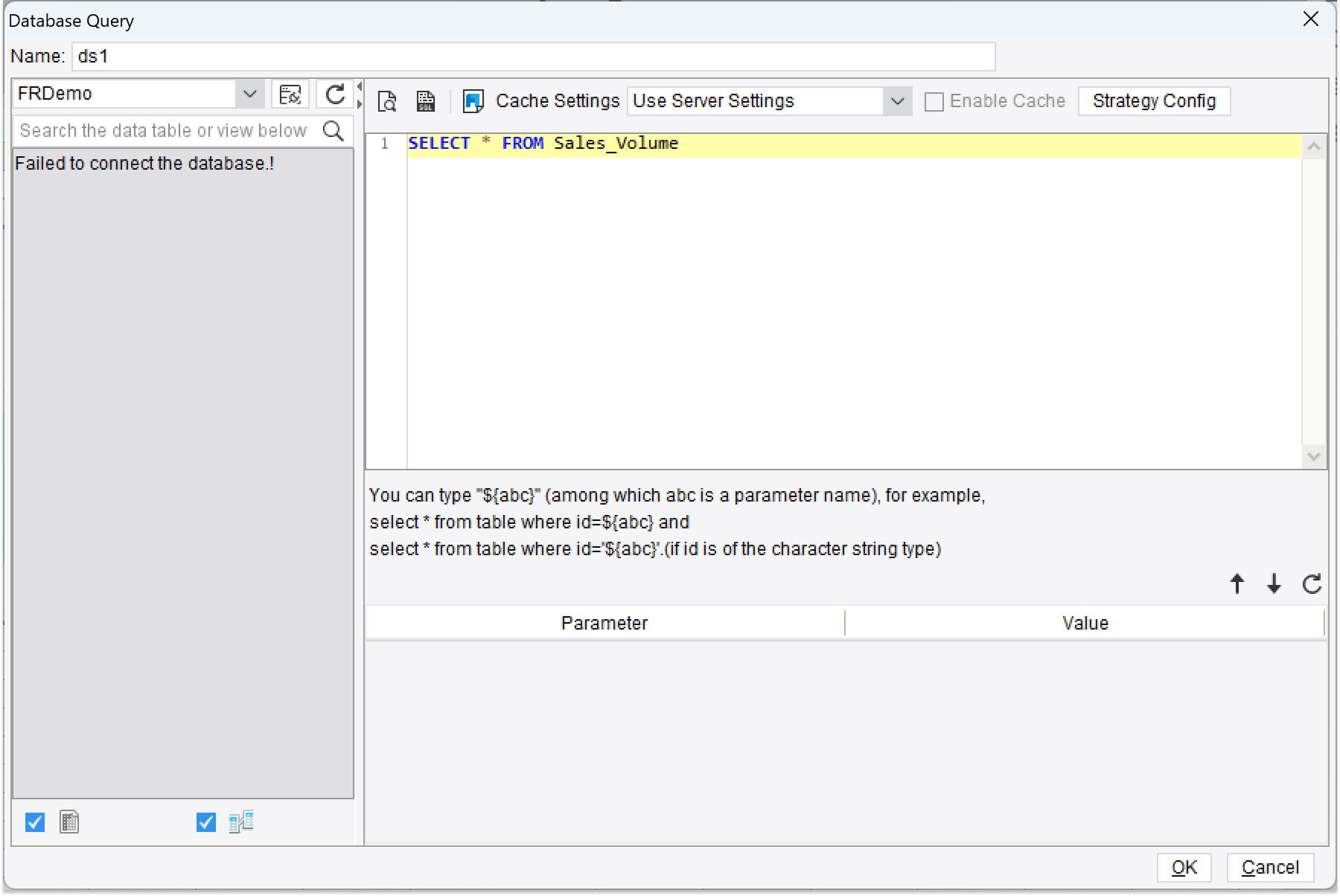 Cells as Chart Data Sources-FineReport Help Document