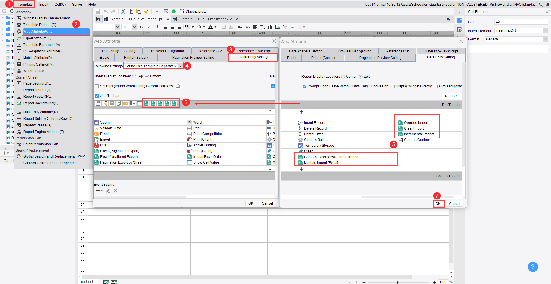 Multiple Methods for General Excel Import-FineReport Help Document