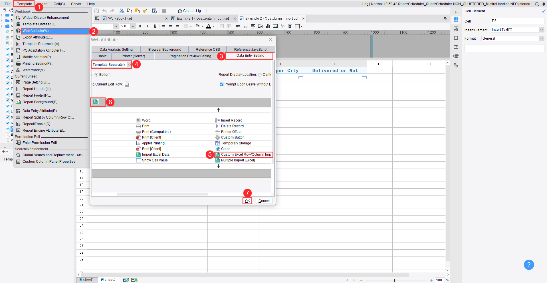 Multiple Methods for General Excel Import-FineReport Help Document