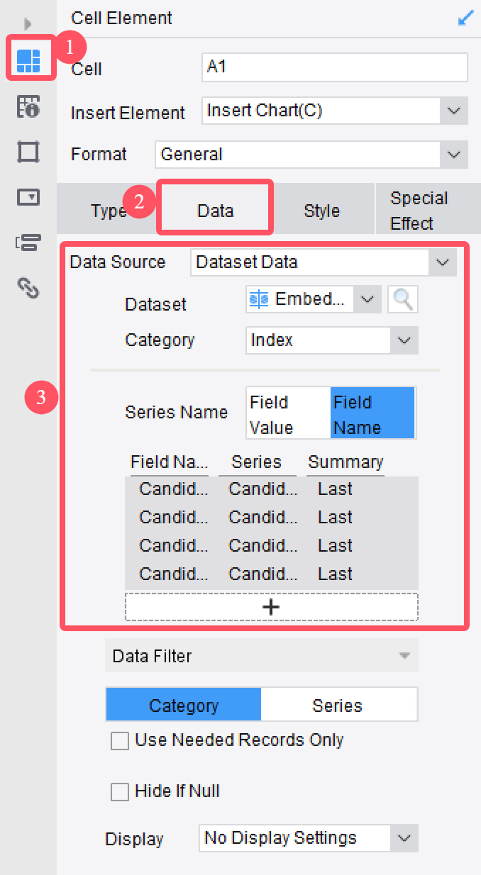 Custom Axis Value Ranges for Radar Charts-FineReport Help Document