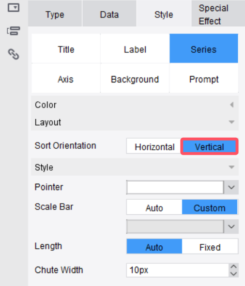 Creating a Progress Bar by the Gauge-FineReport Help Document