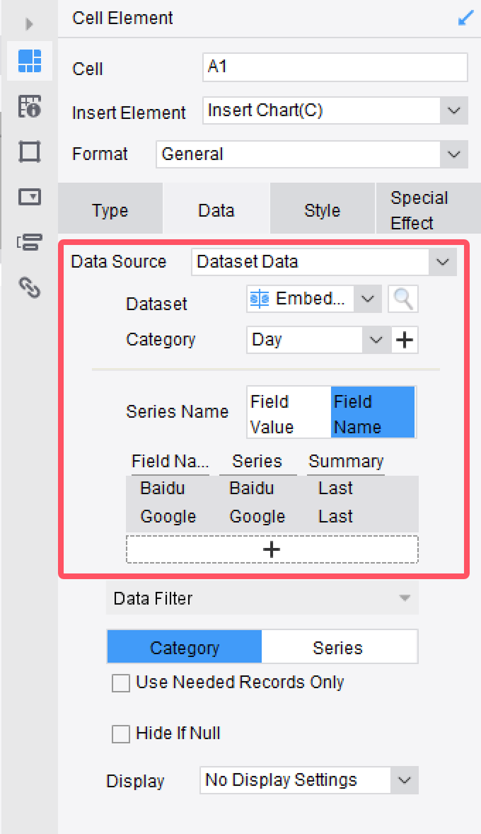 Custom Value Order on Axes-FineReport Help Document