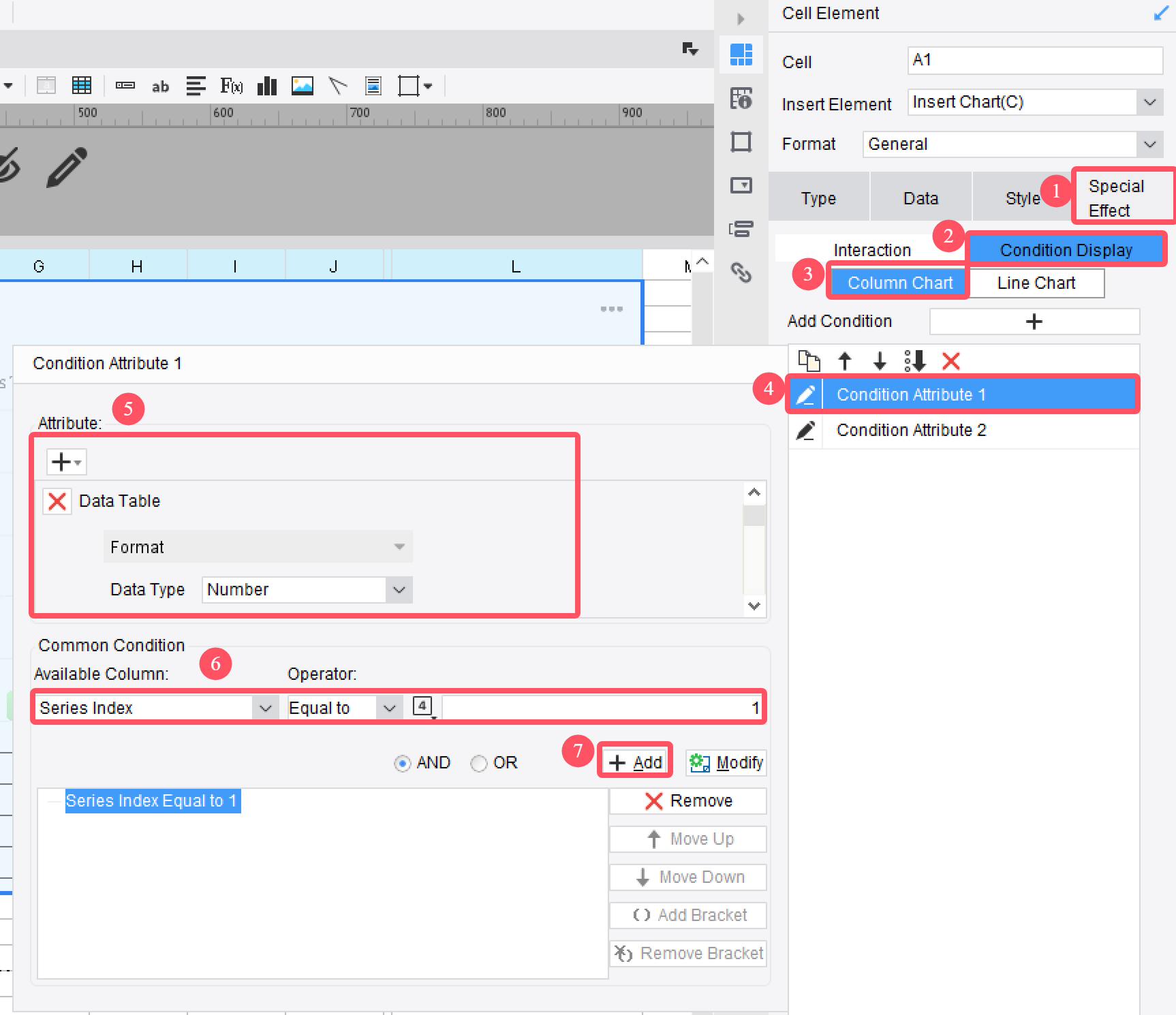 Chart Custom Data Table-FineReport Help Document
