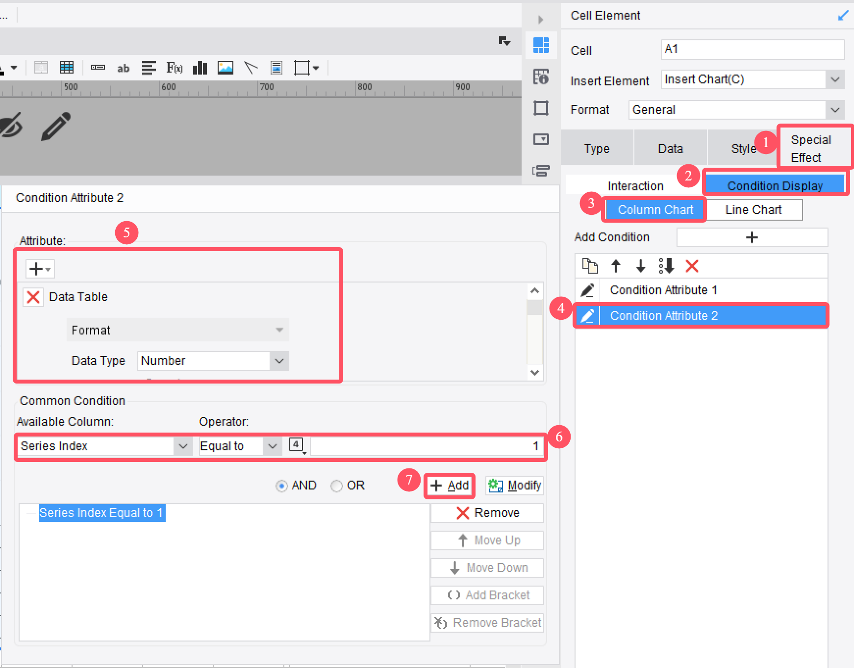 Chart Custom Data Table-FineReport Help Document