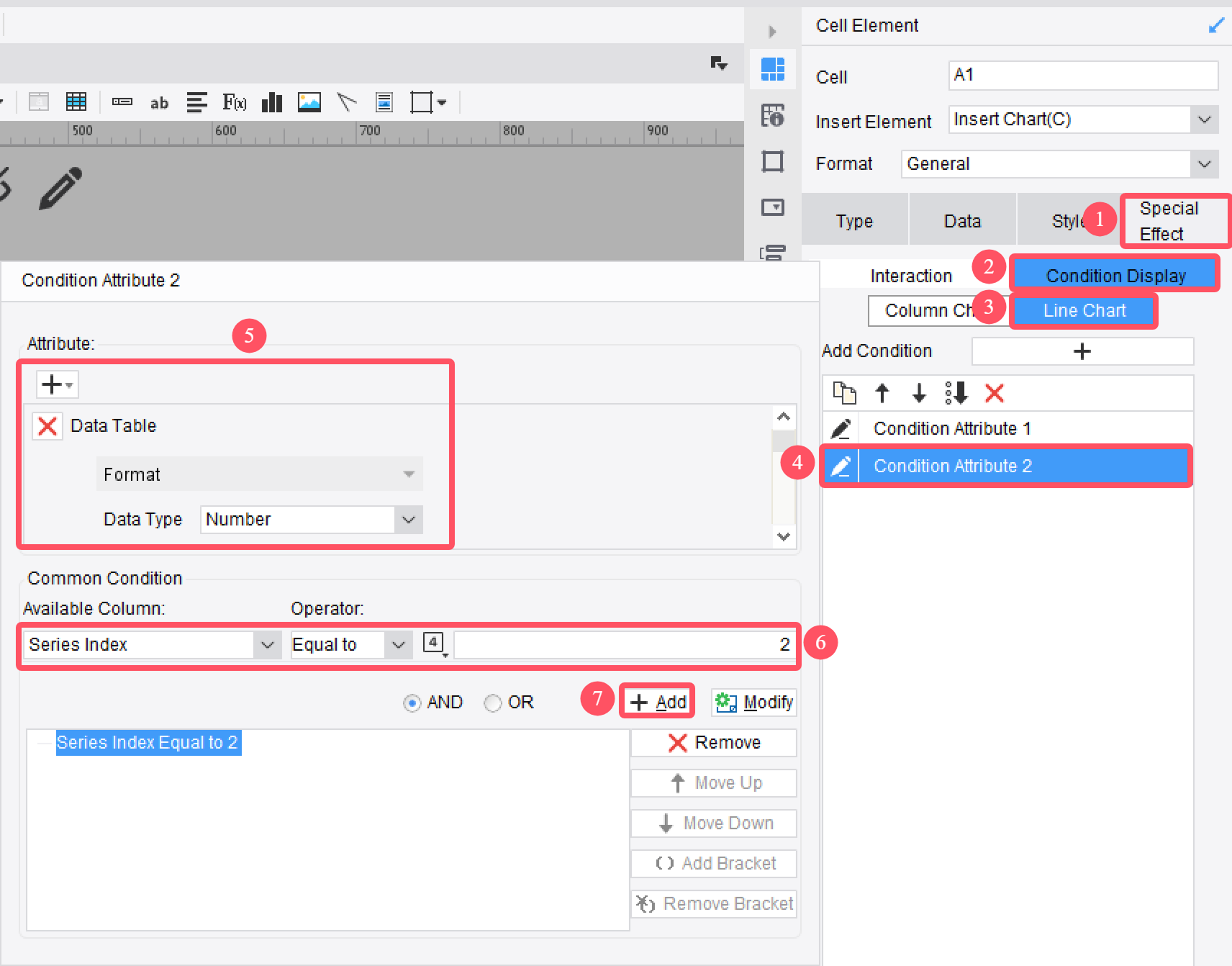 Chart Custom Data Table-FineReport Help Document