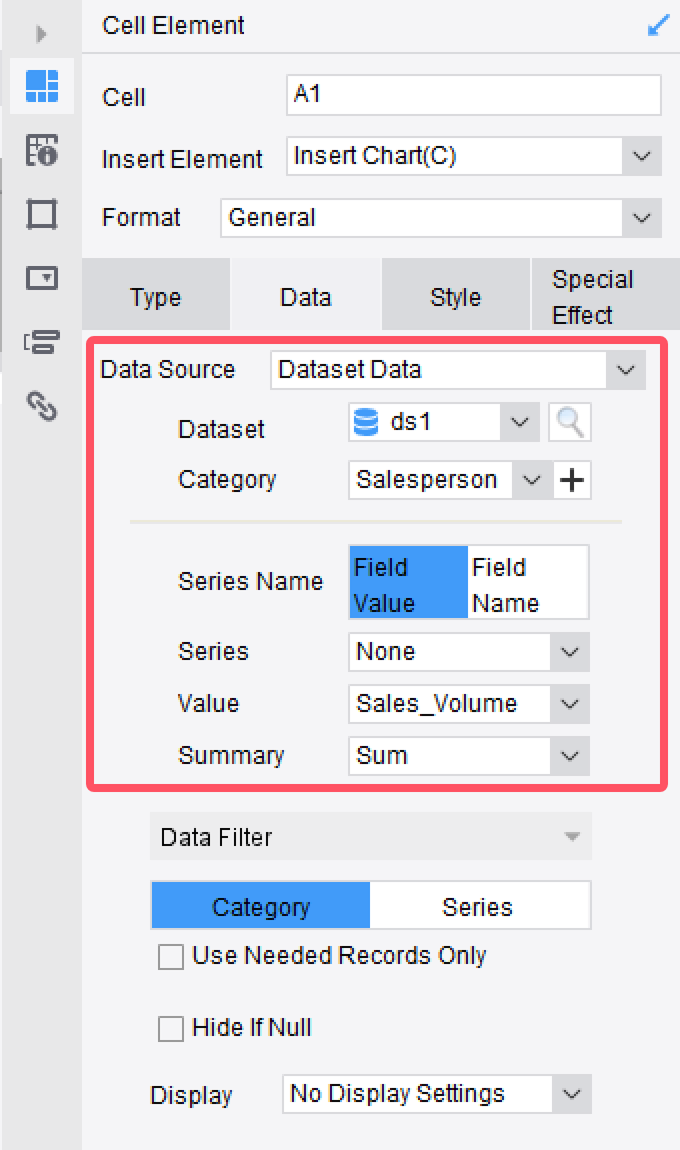 Chart Custom Category Color-FineReport Help Document