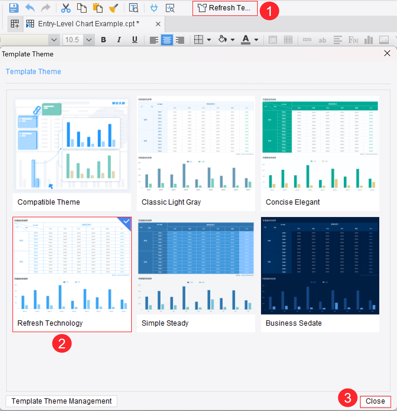 Entry-Level Chart Example-FineReport Help Document