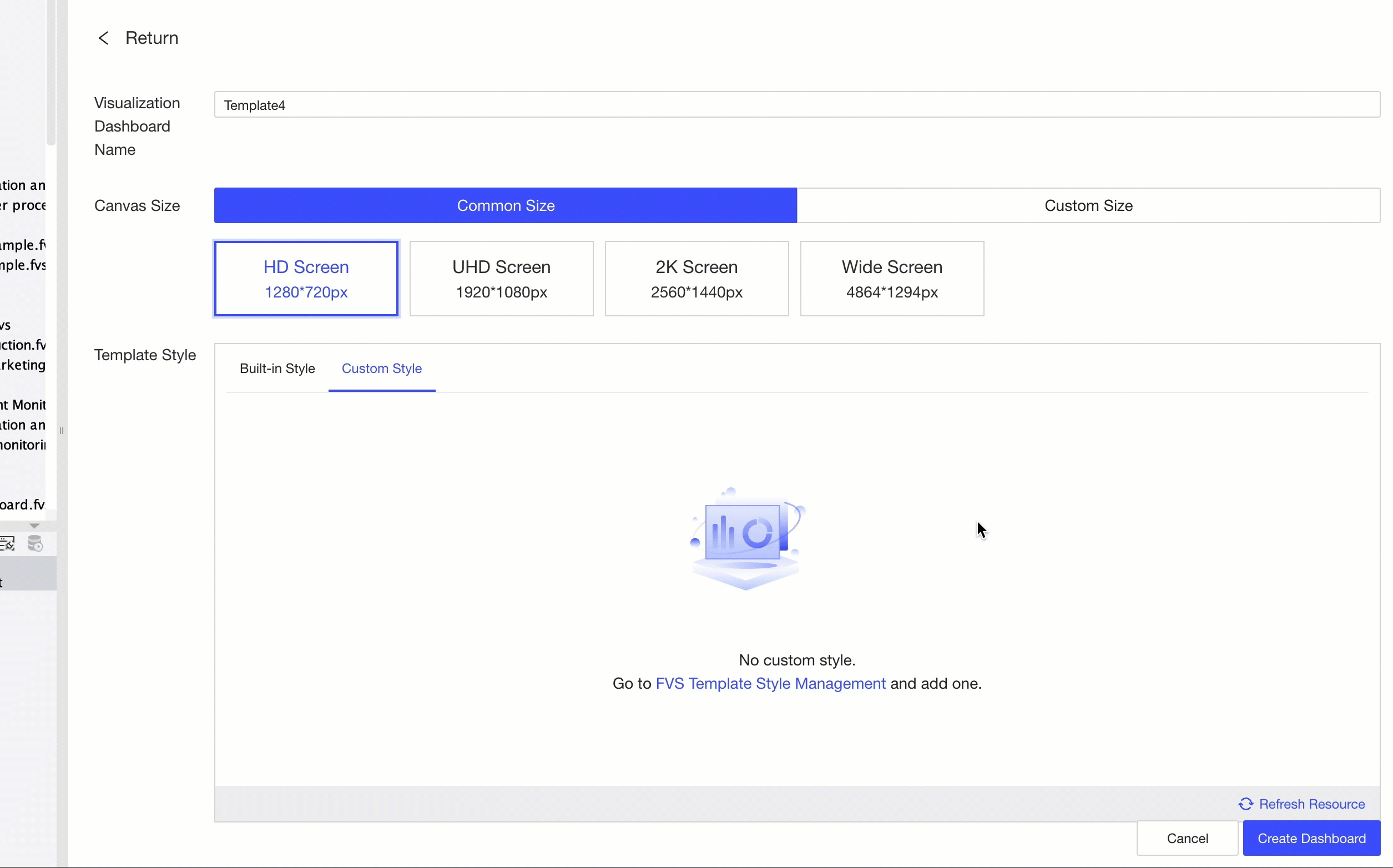 New FVS Template Style-FineReport Help Document