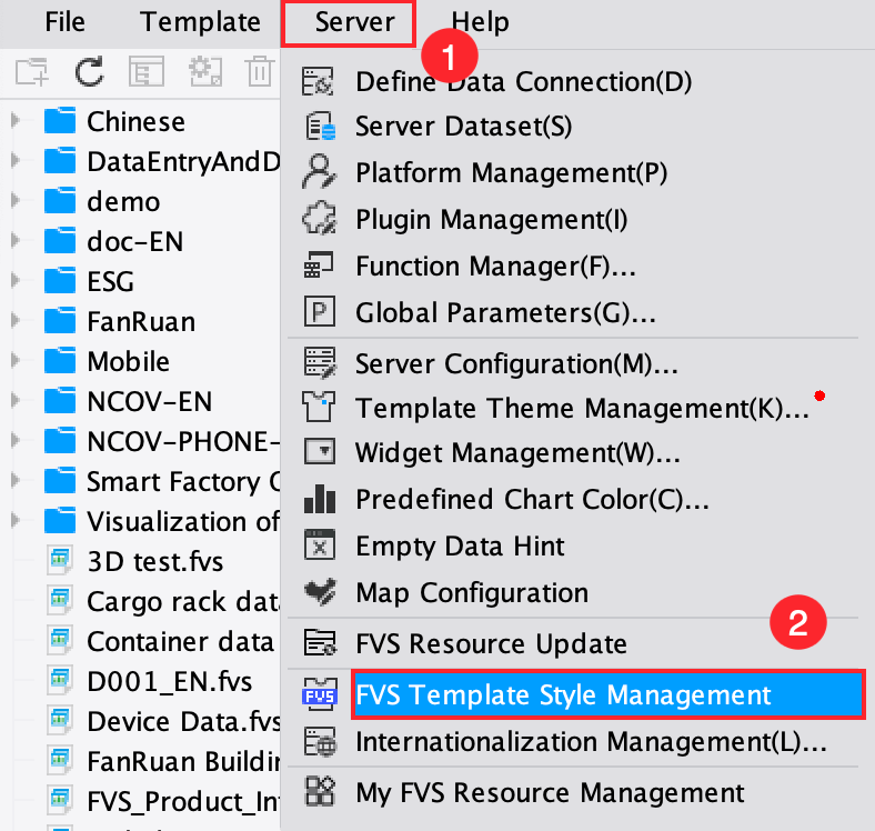 New FVS Template Style-FineReport Help Document