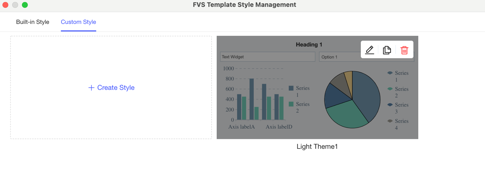 New FVS Template Style-FineReport Help Document