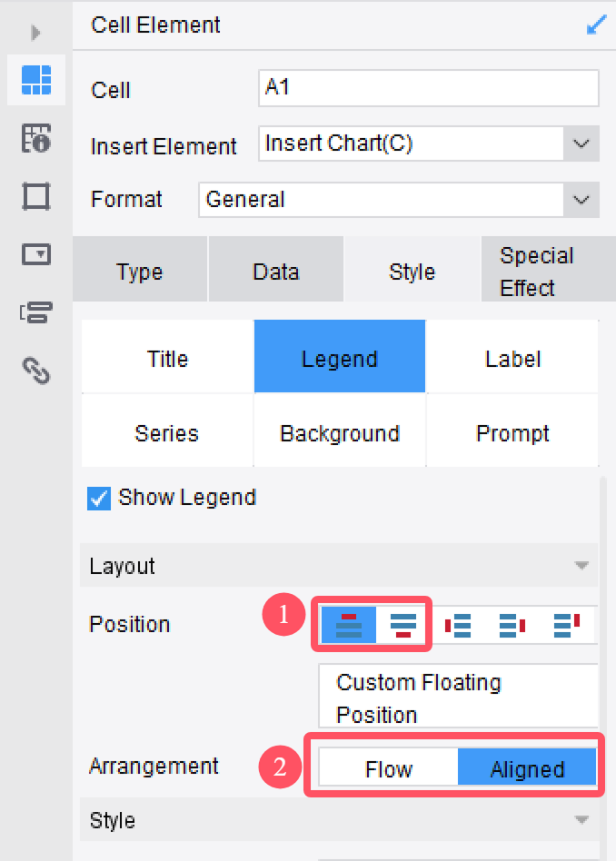 Chart Legend-FineReport Help Document