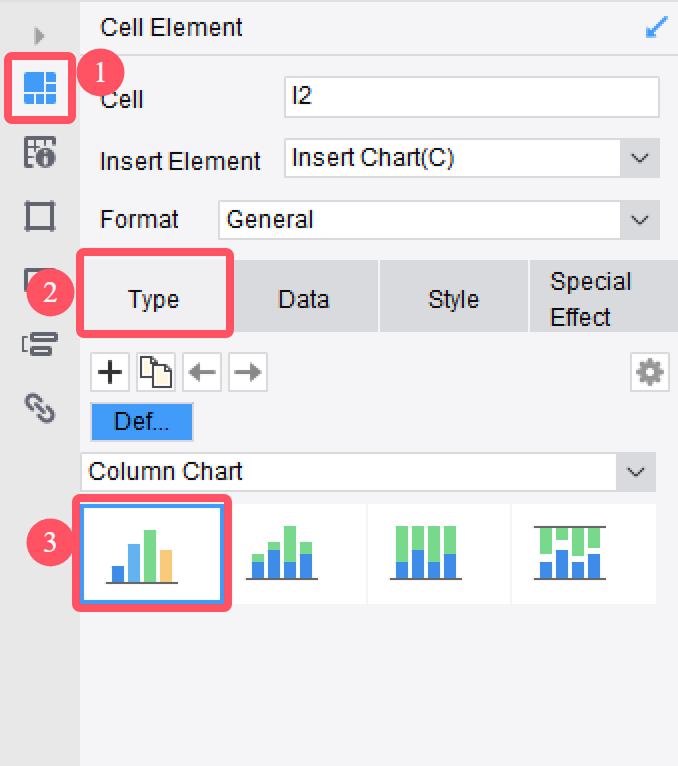 Chart Custom Series Filling-FineReport Help Document