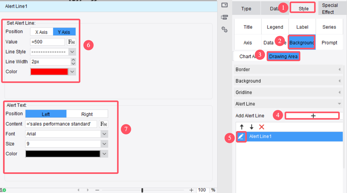 Chart Background-FineReport Help Document