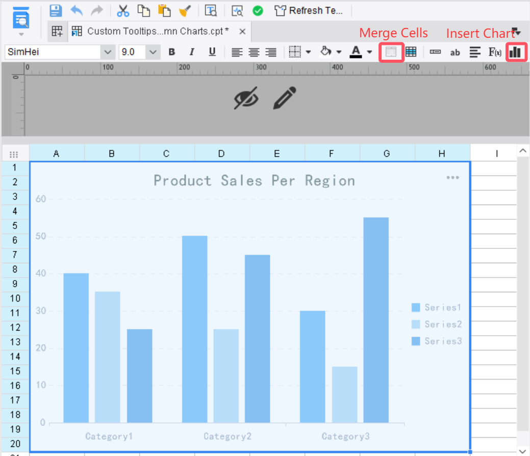 Custom Tooltip Style-FineReport Help Document