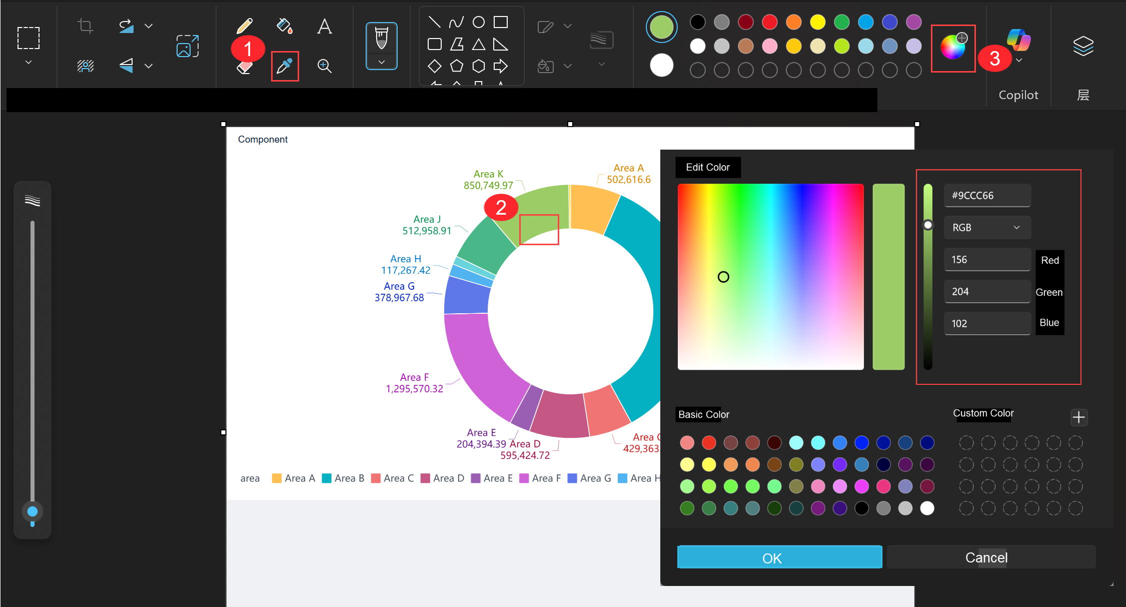 Designer Color Panel-FineReport Help Document
