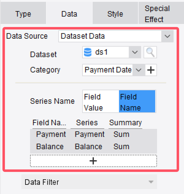 0 Value Alignment on X Axis in a Column Chart-FineReport Help Document