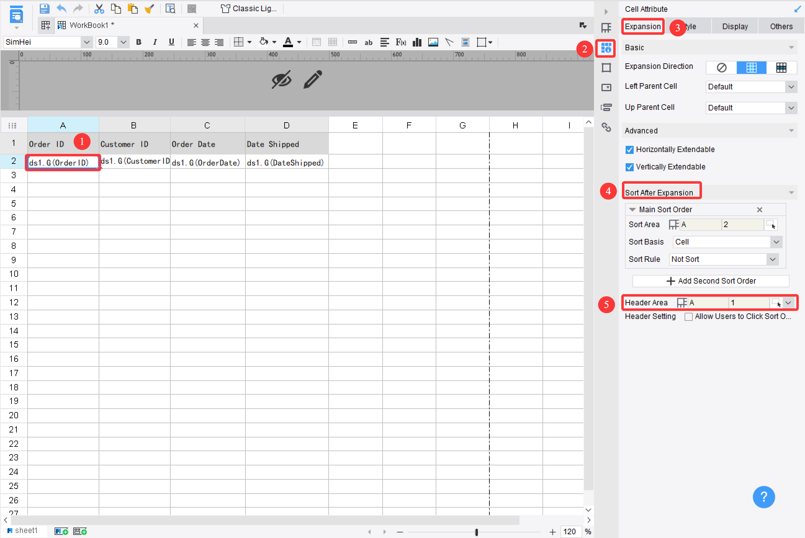 Cell Identifier Introduction-FineReport Help Document