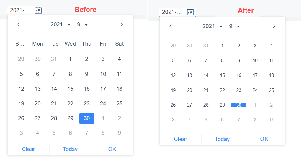 Exclusive API for Date Widget-FineReport Help Document