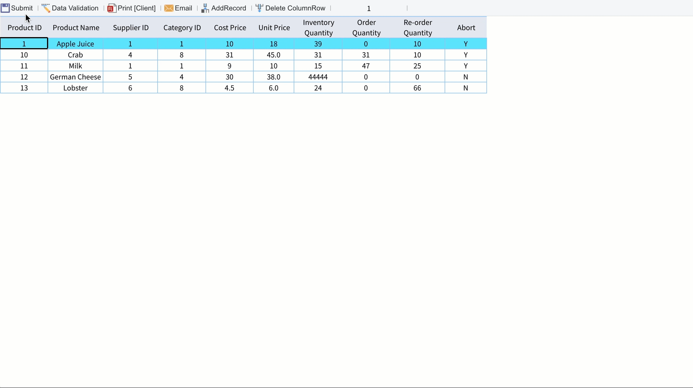 Common API for Toolbar Button-FineReport Help Document