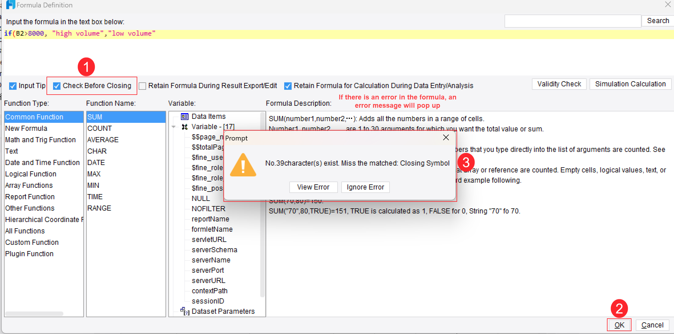 Function Calculation Composition and Calculation Syntax-FineReport Help ...