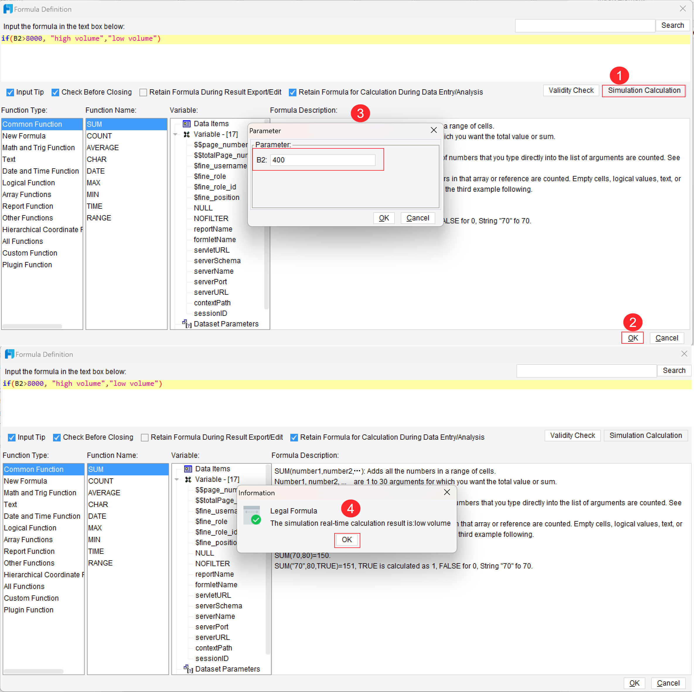 Editor Compilation Repost Calculation Function Calculation Composition and Calculation Syntax-FineReport Help ...