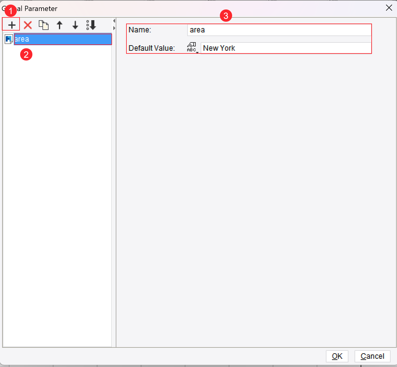 Global Parameter-FineReport Help Document