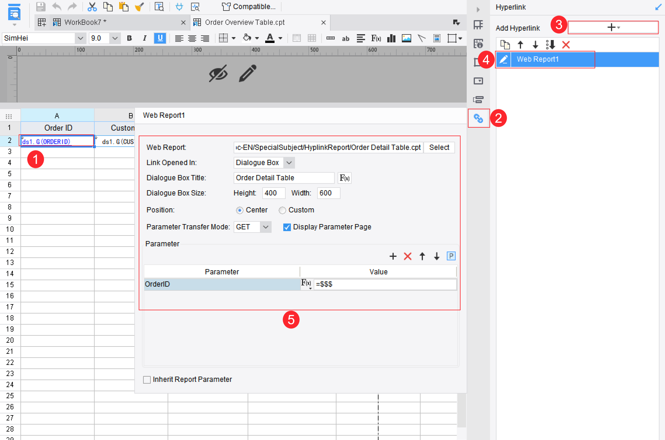 Hyperlink - Web Report-FineReport Help Document