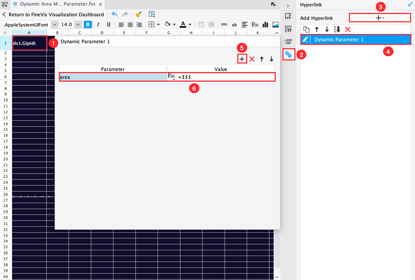 Dynamic Area Map Display by Template Parameter-FineReport Help Document