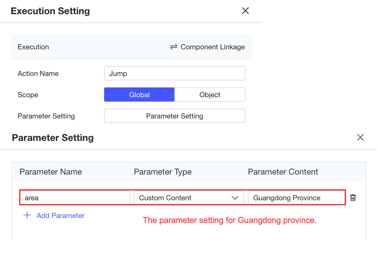 Dynamic Area Map Display by Template Parameter-FineReport Help Document