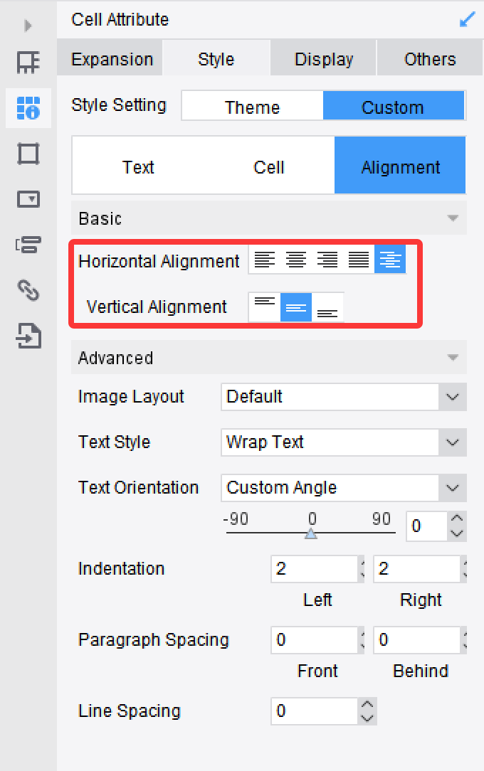 Cell Style-FineReport Help Document