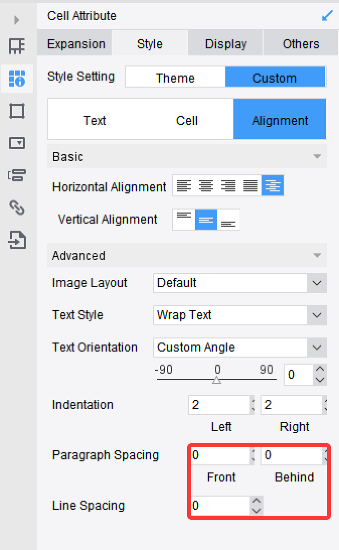 Cell Style-FineReport Help Document
