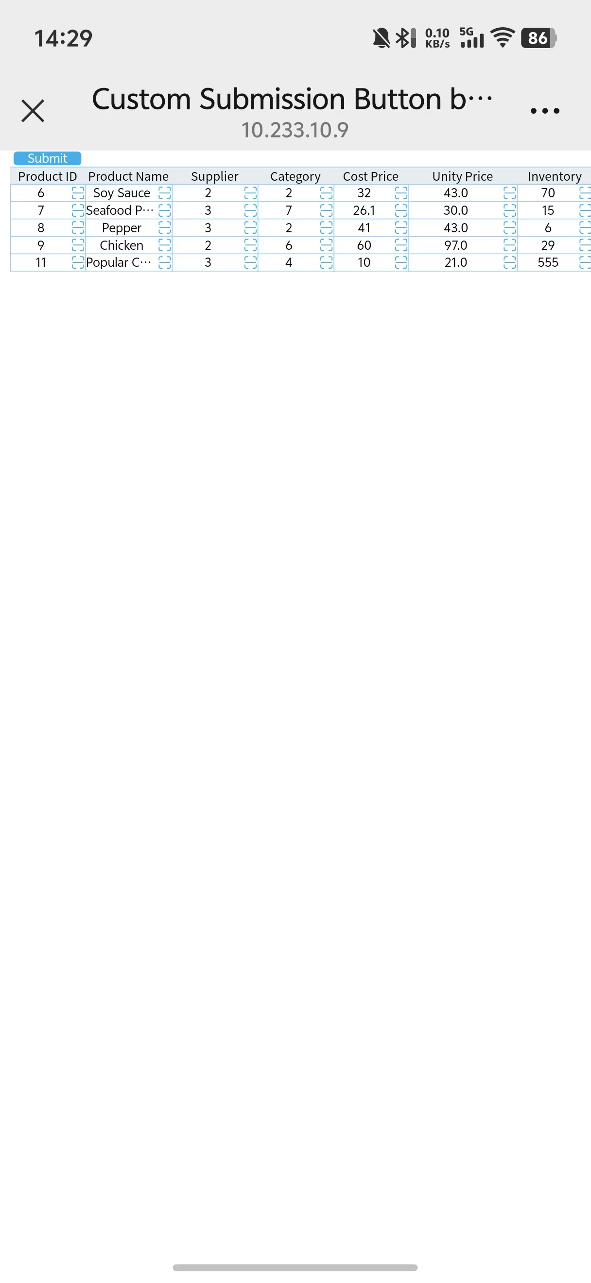 Custom Submission Button by JS-FineReport Help Document