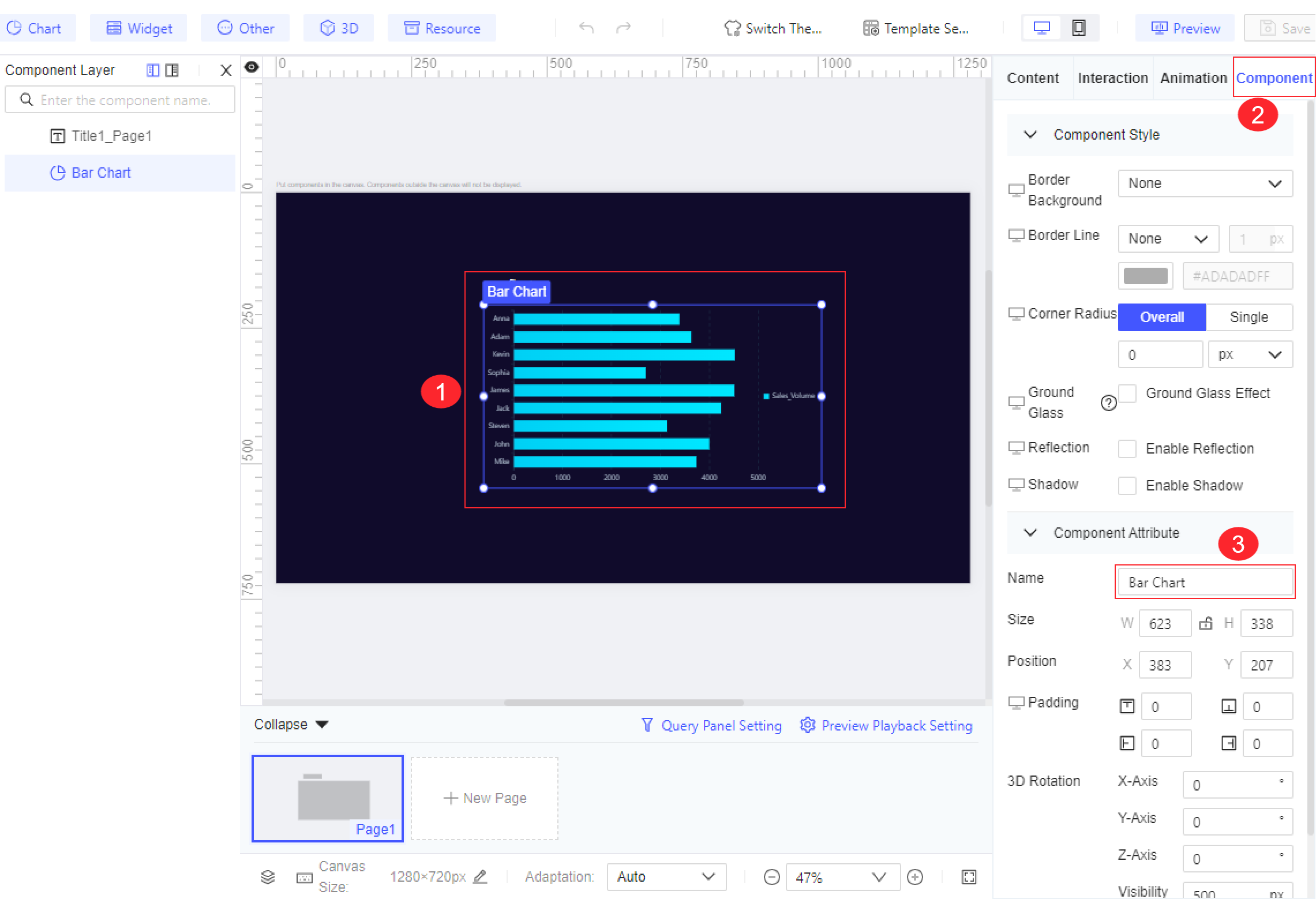 FVS Chart Sort API-FineReport Help Document