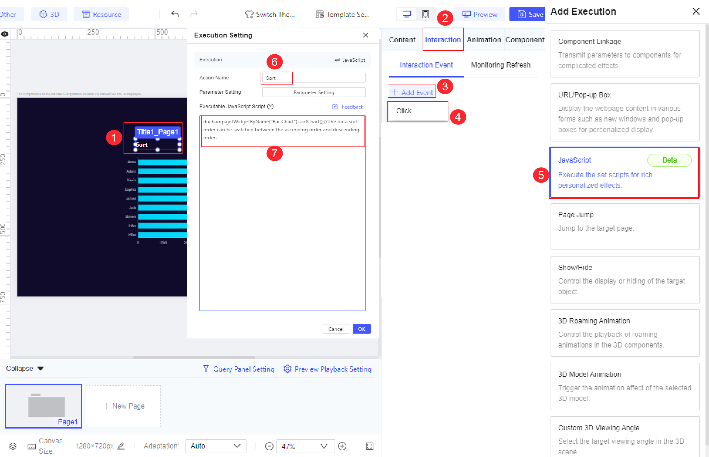 FVS Chart Sort API-FineReport Help Document
