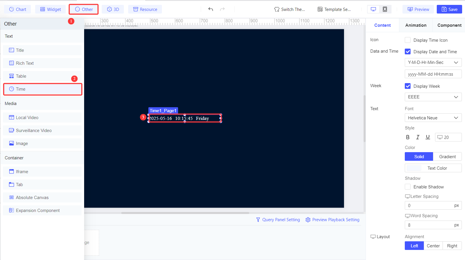 FVS Time Component-FineReport Help Document