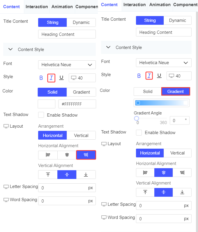 FVS Title Component-FineReport Help Document