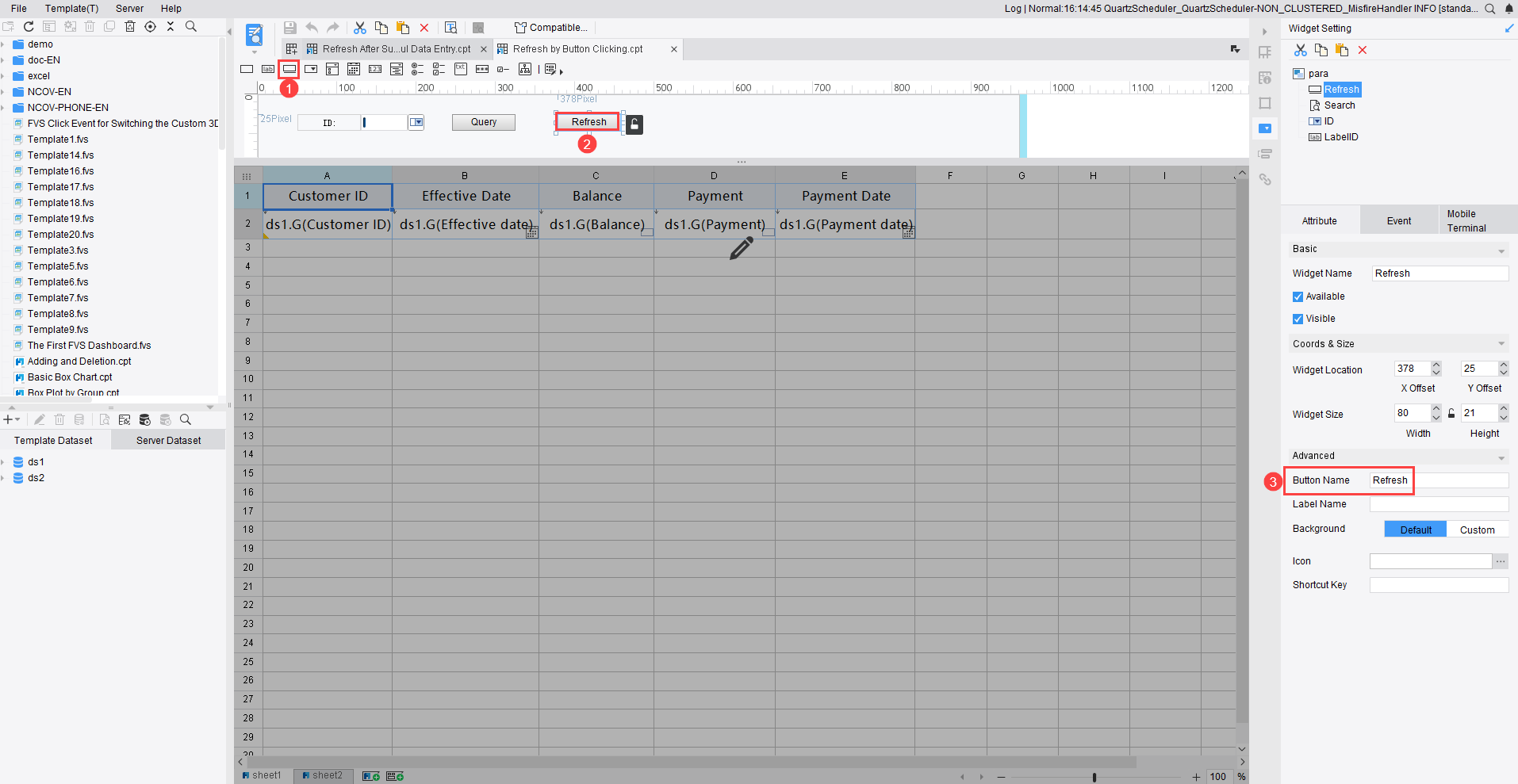 JS to refresh the current page-FineReport Help Document