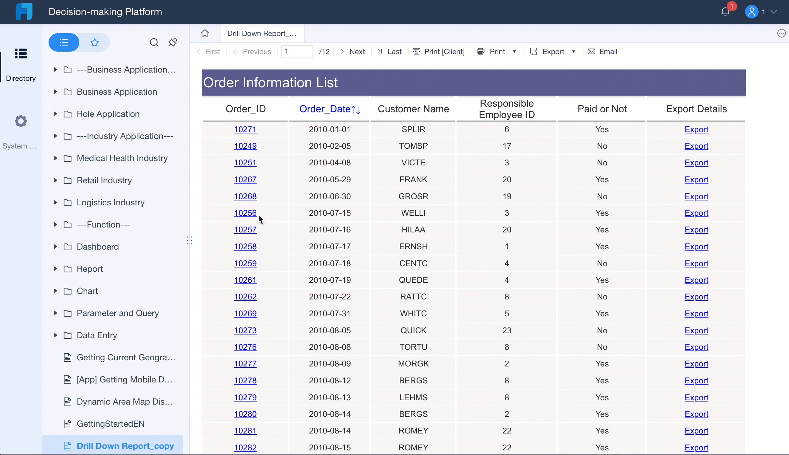 Global API - FS-FineReport Help Document