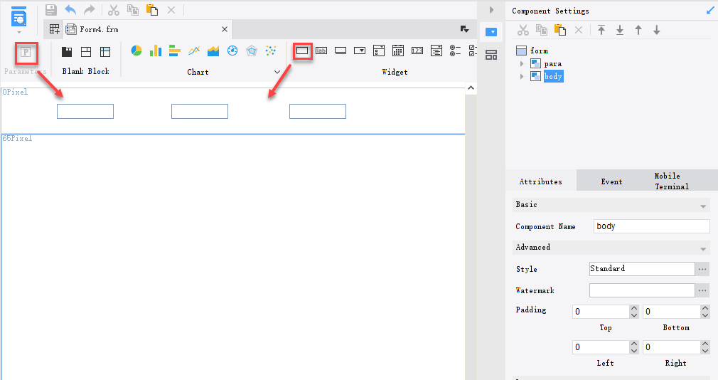 Data Entry Widget Setting-FineReport Help Document