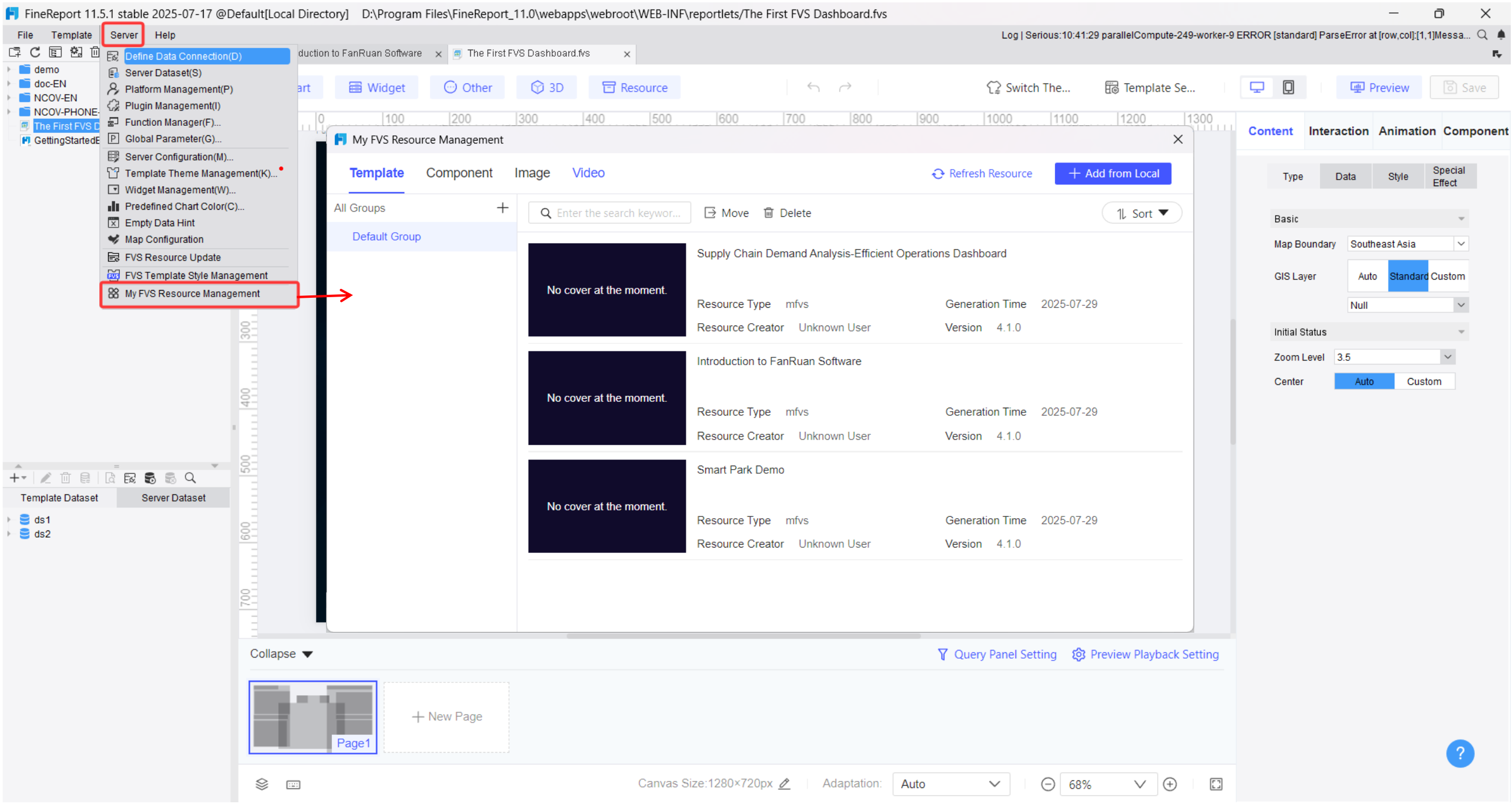 FineVis Data Visualization Overview-FineReport Help Document