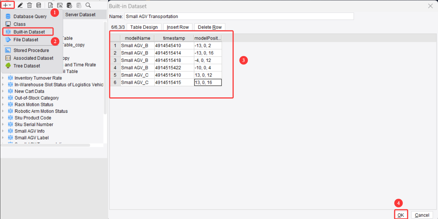 3D Data Real-time Model Motion-FineReport Help Document