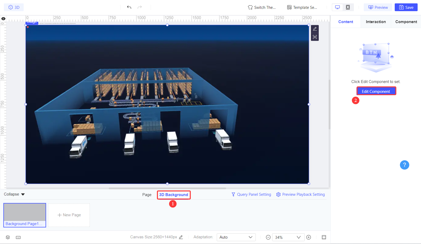 3D Data Real-time Model Motion-FineReport Help Document