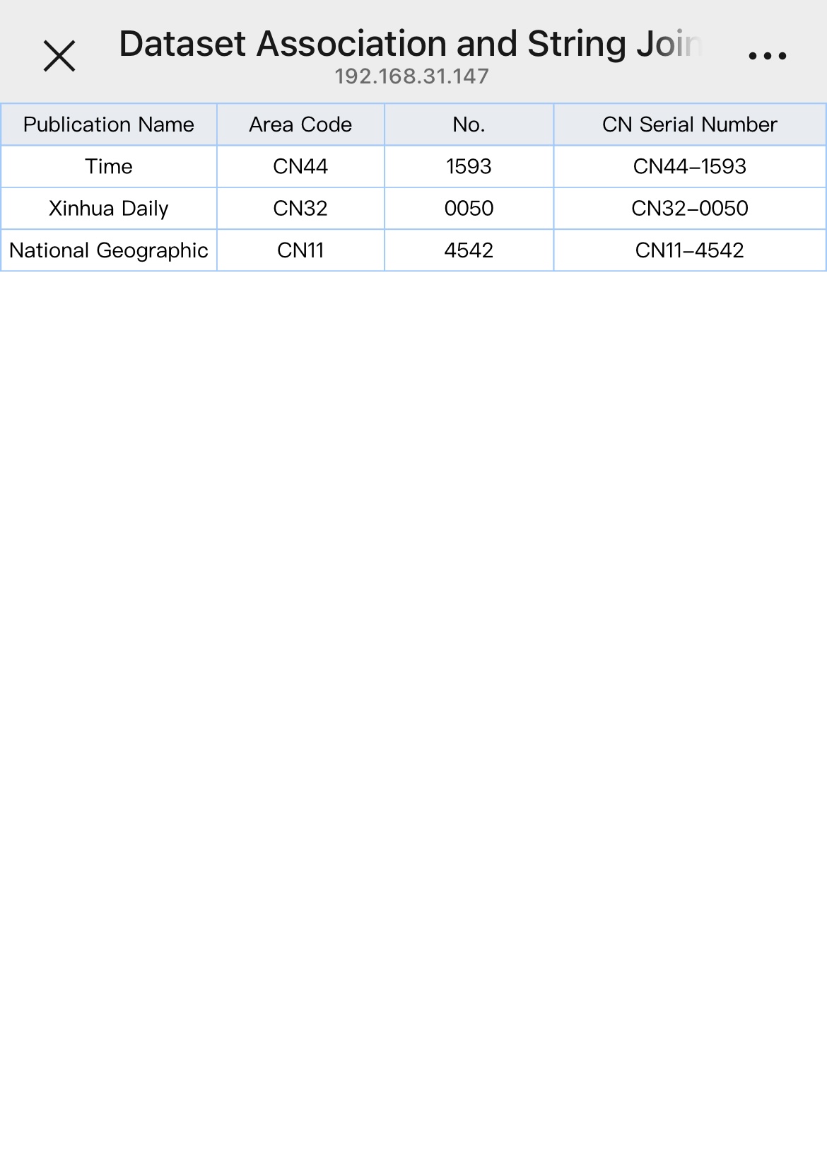 Dataset Association and String Joining-FineReport Help Document