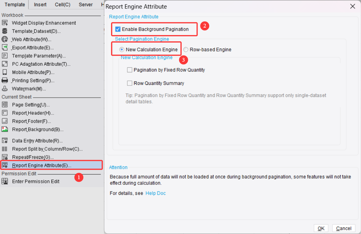 Freezing the End Row with the New Calculation Engine Enabled-FineReport ...
