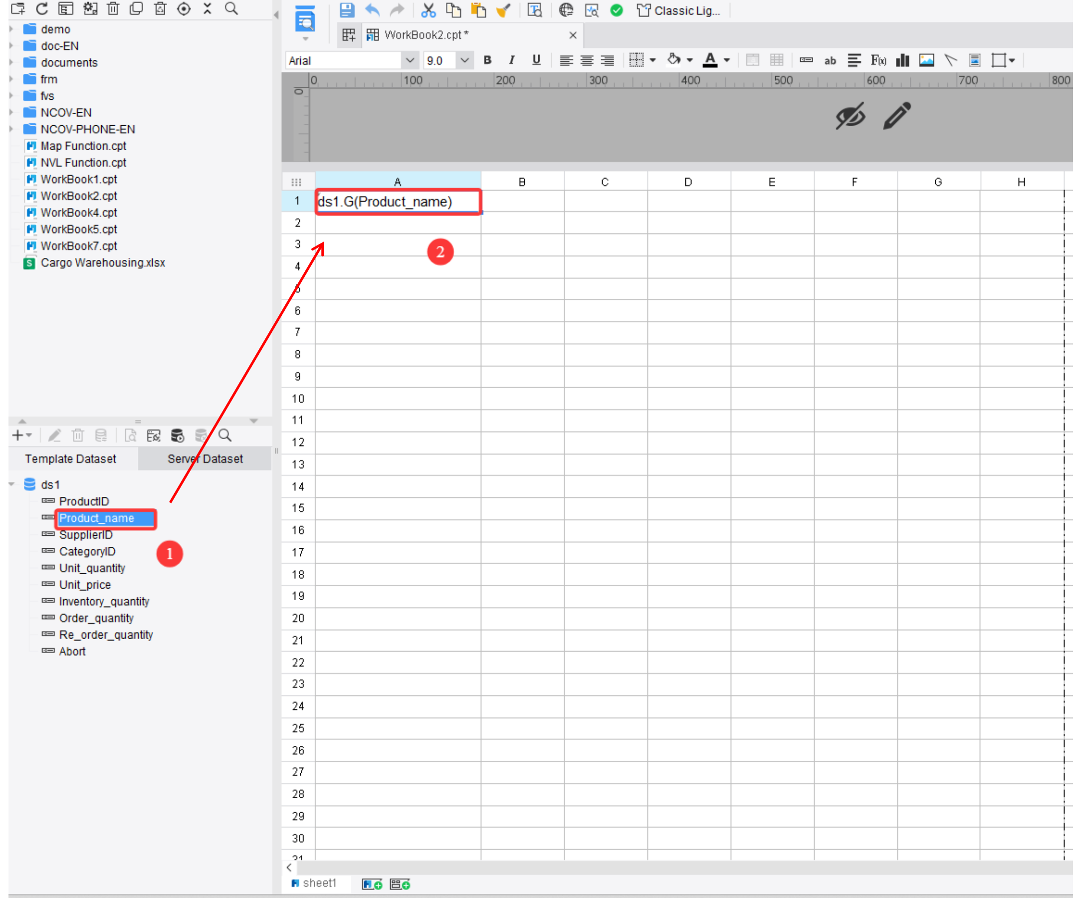 Cell Content Tooltip-FineReport Help Document