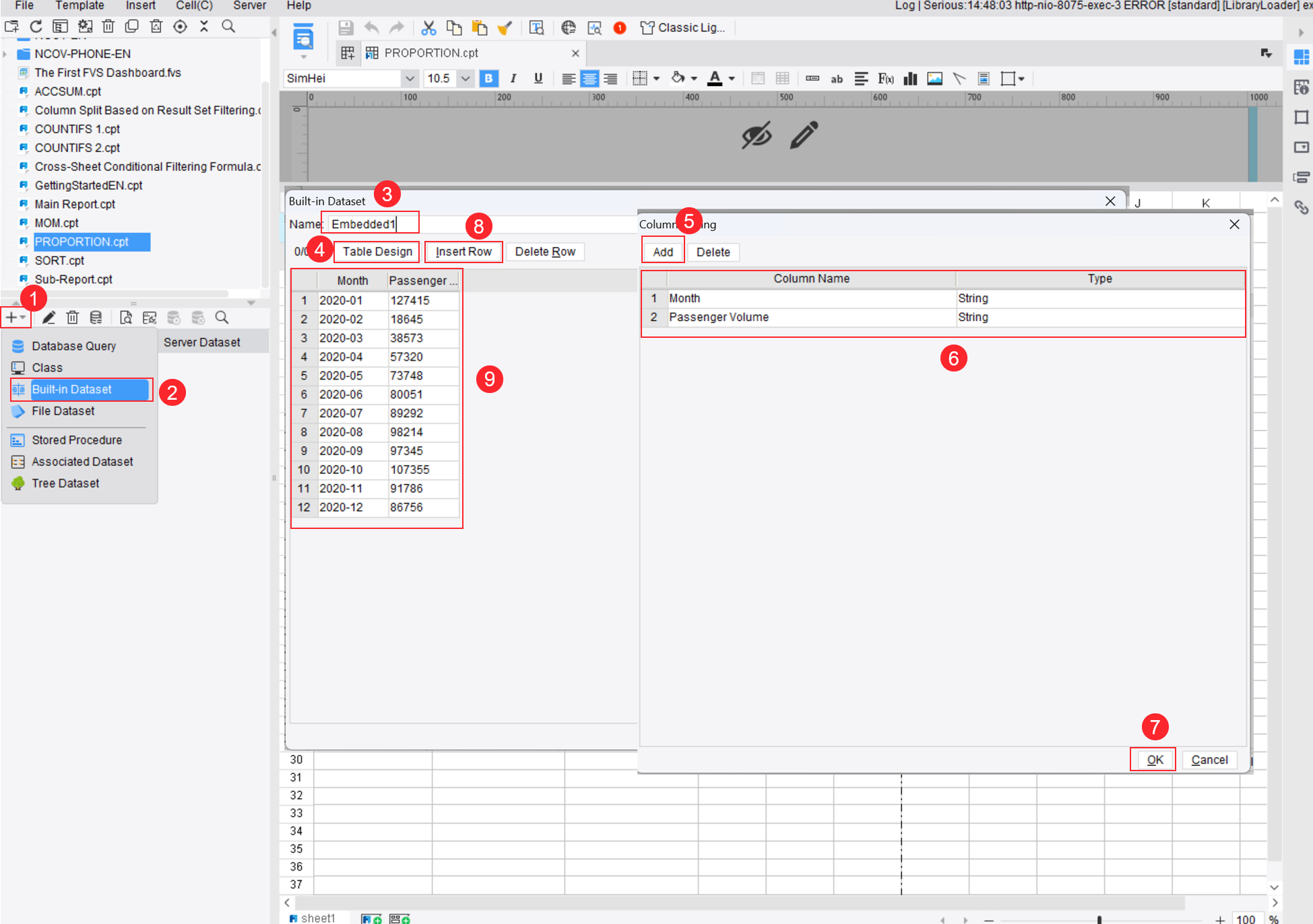 PROPORTION — Calculating the Proportion-FineReport Help Document